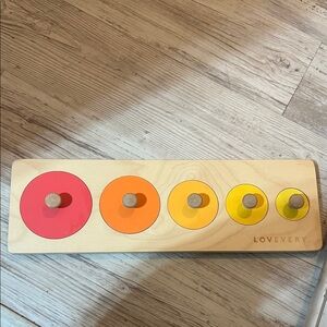 Lovevery Colorful Circle Puzzle for Kids